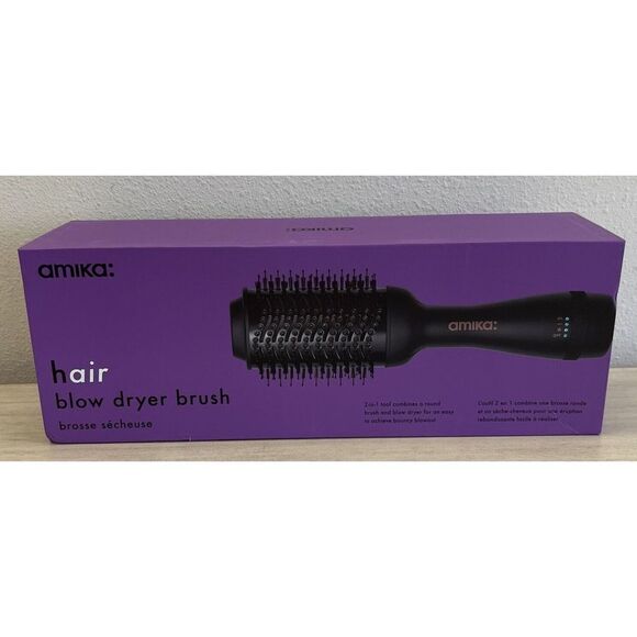 Amika Hair Blow Dry Brush 2.0 2-in-1 Hair Styling Tool - Picture 1 of 6